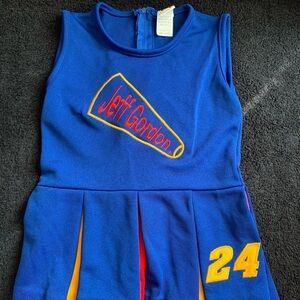 Vintage Jeff Gordon NASCAR Girls Toddler Cheer Leading Outfit